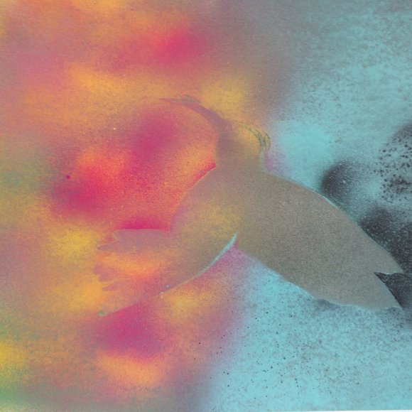 Hummingbird and Flowers Painting On Paper 15x11 Hand Crafted - Picture 8 of 16